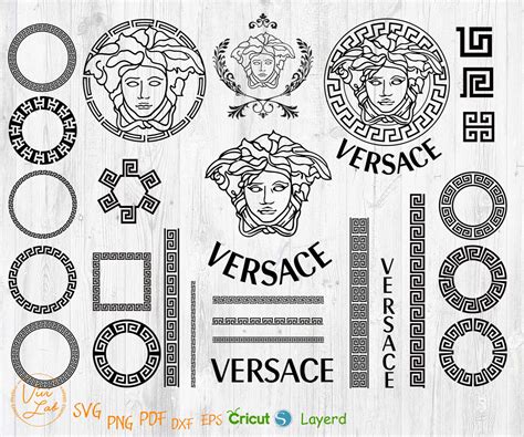 versace medusa template|Versace Medusa logo replacement.